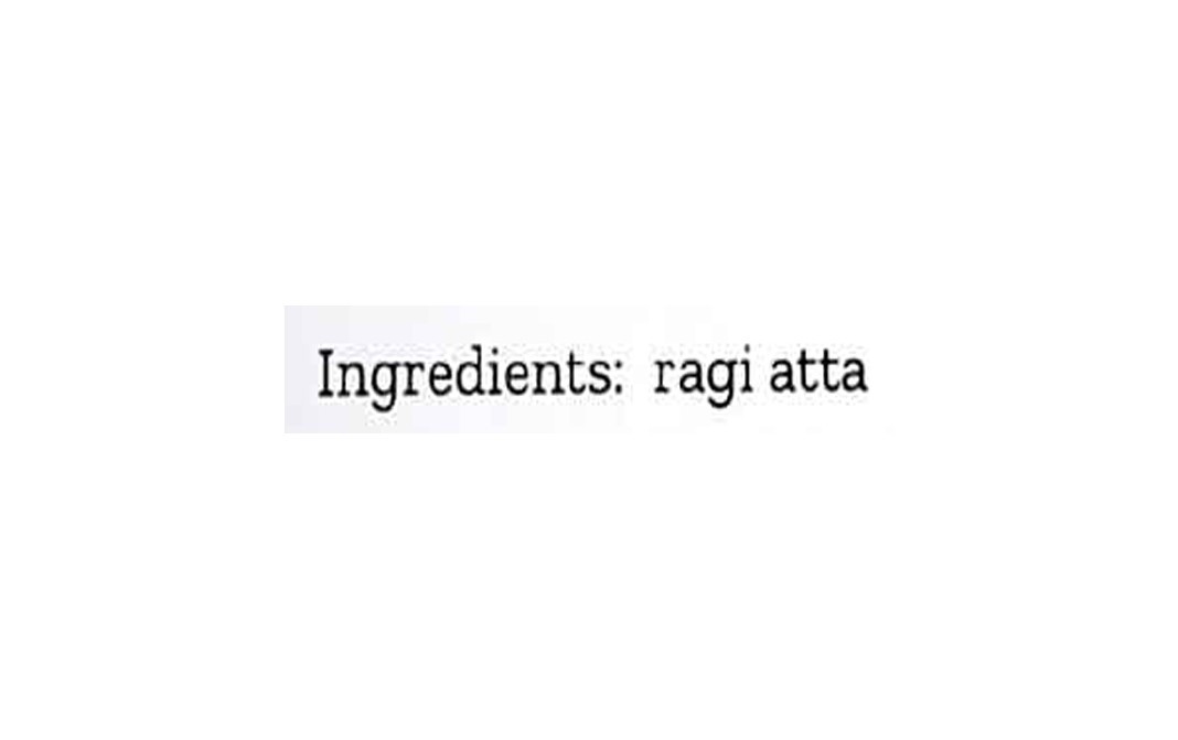 Conscious Food Finger Millet Flour Ragi atta Natural+chakki-ground   Pack  500 grams